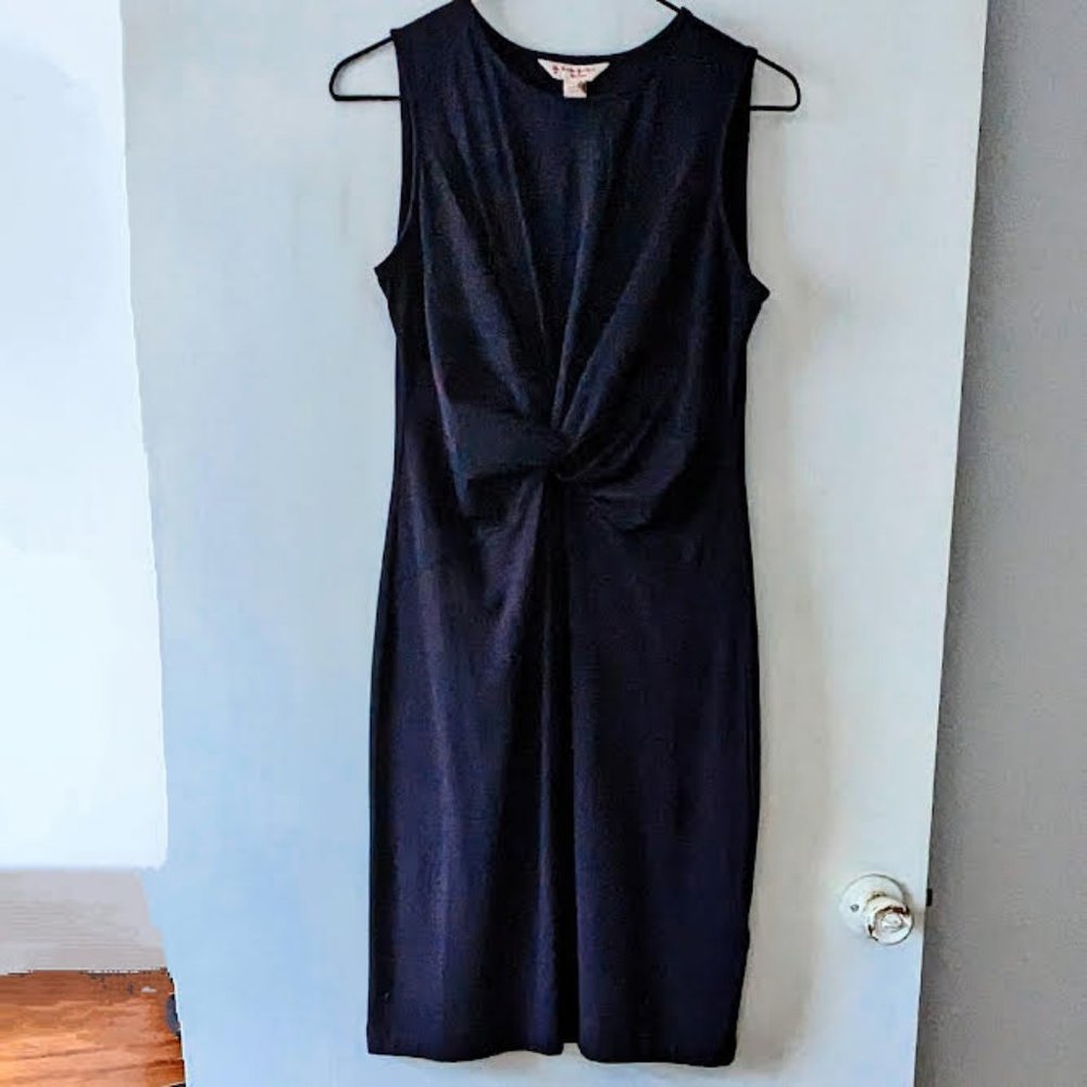 Brooks Brothers sleeve less navy blue dress